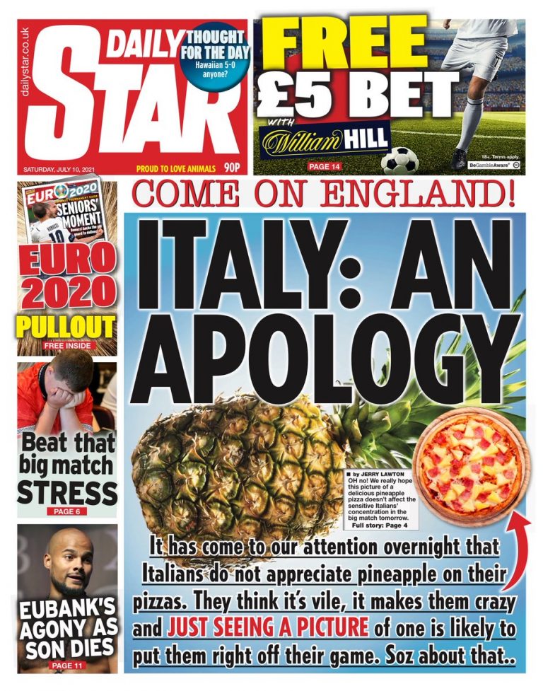 Tomorrow's Papers Today - UK Front Pages - Latest Newspaper Headlines