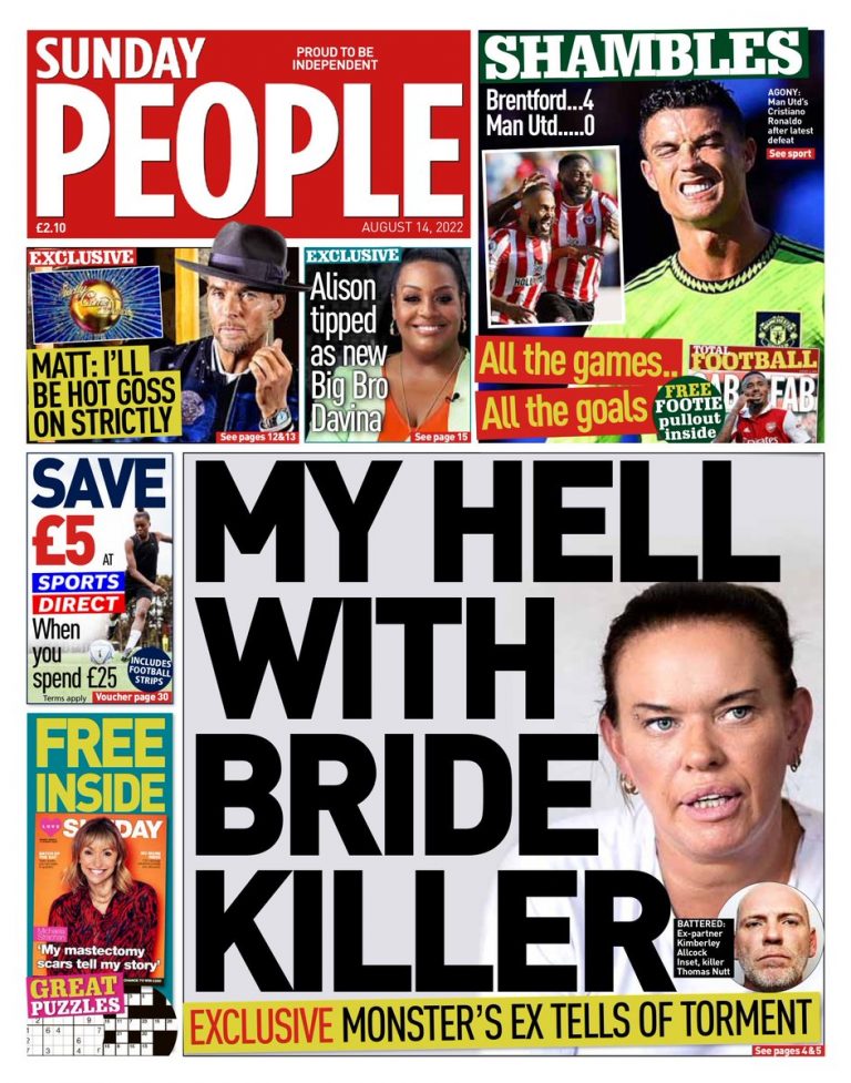 Tomorrow's Papers Today - UK Front Pages - Latest Newspaper Headlines