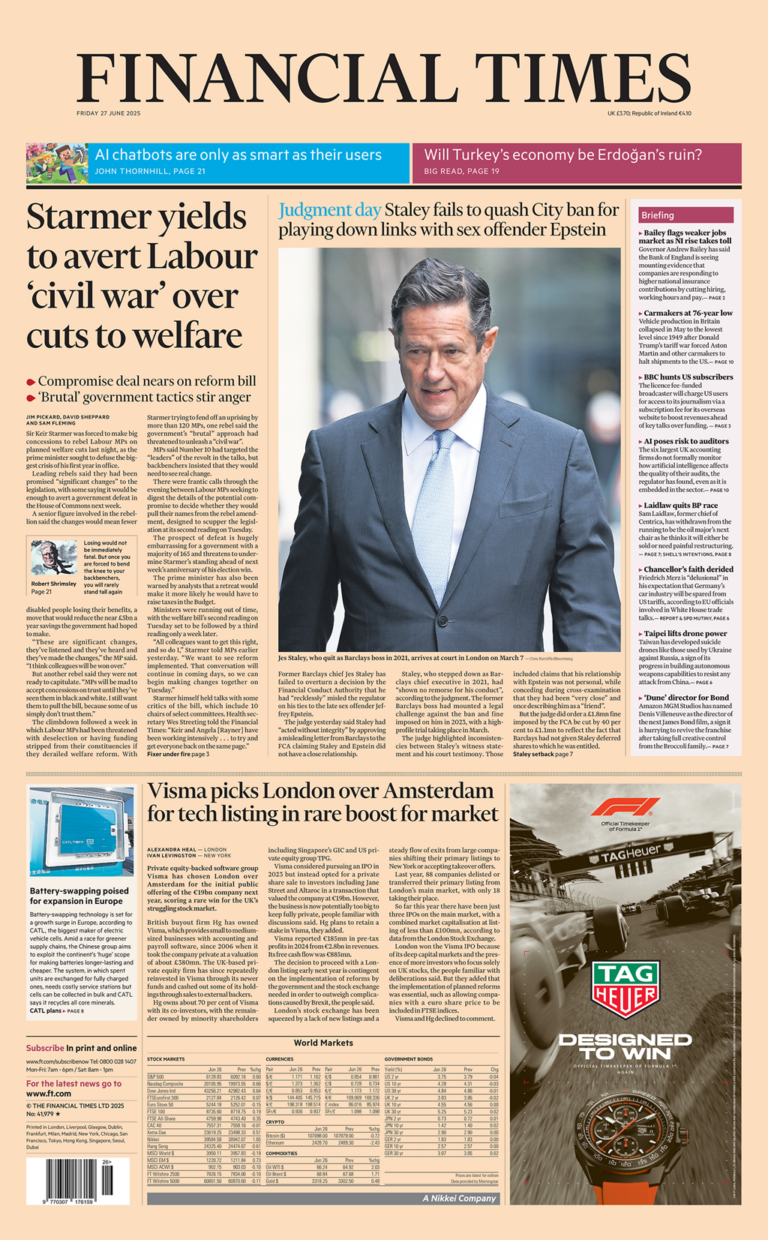 Tomorrow's Papers Today - UK Front Pages - Latest Newspaper Headlines