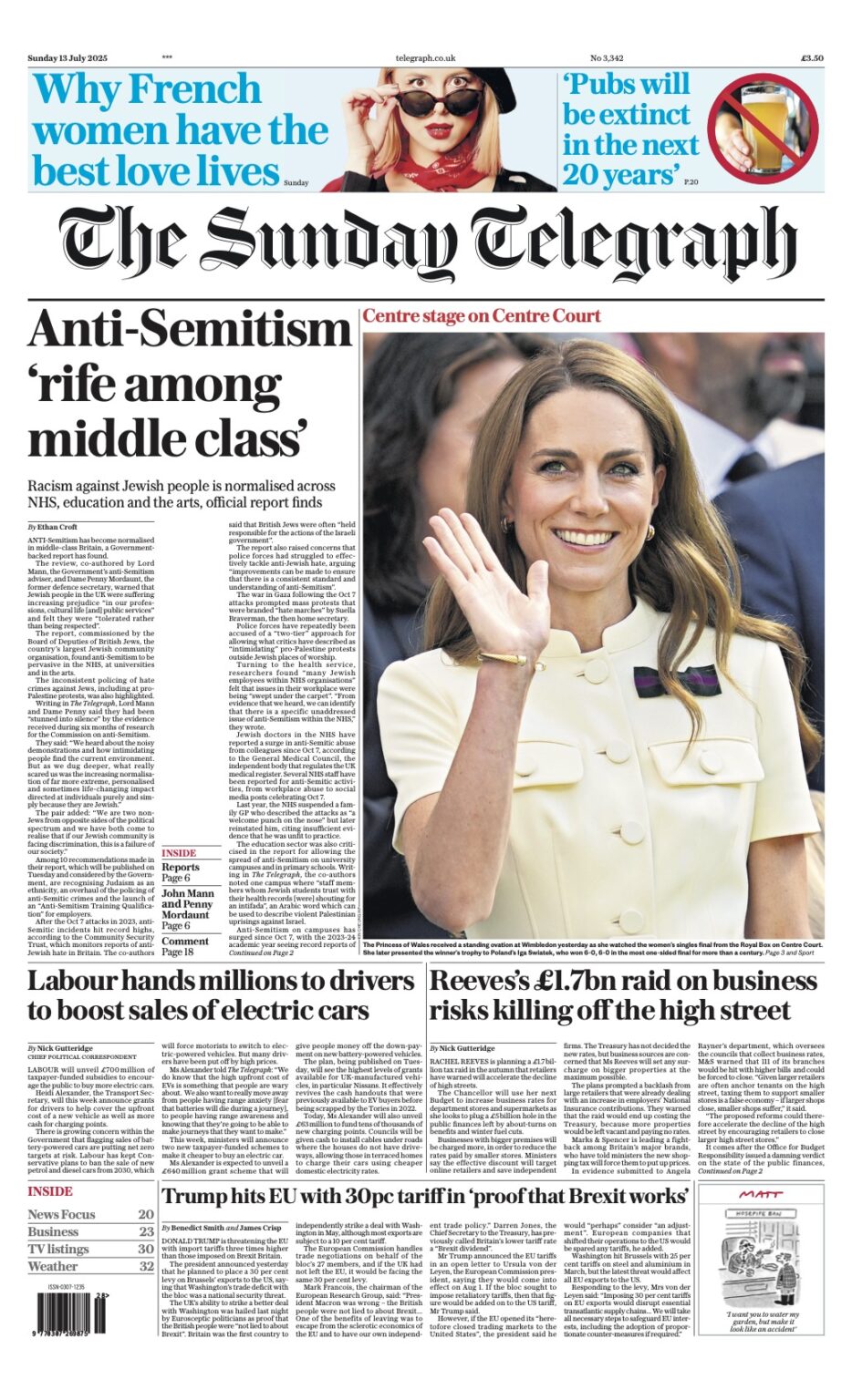 Tomorrow's Papers Today - UK Front Pages - Latest Newspaper Headlines