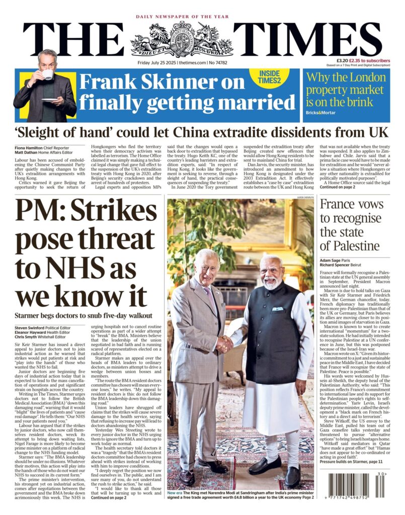 Tomorrow's Papers Today - UK Front Pages - Latest Newspaper Headlines