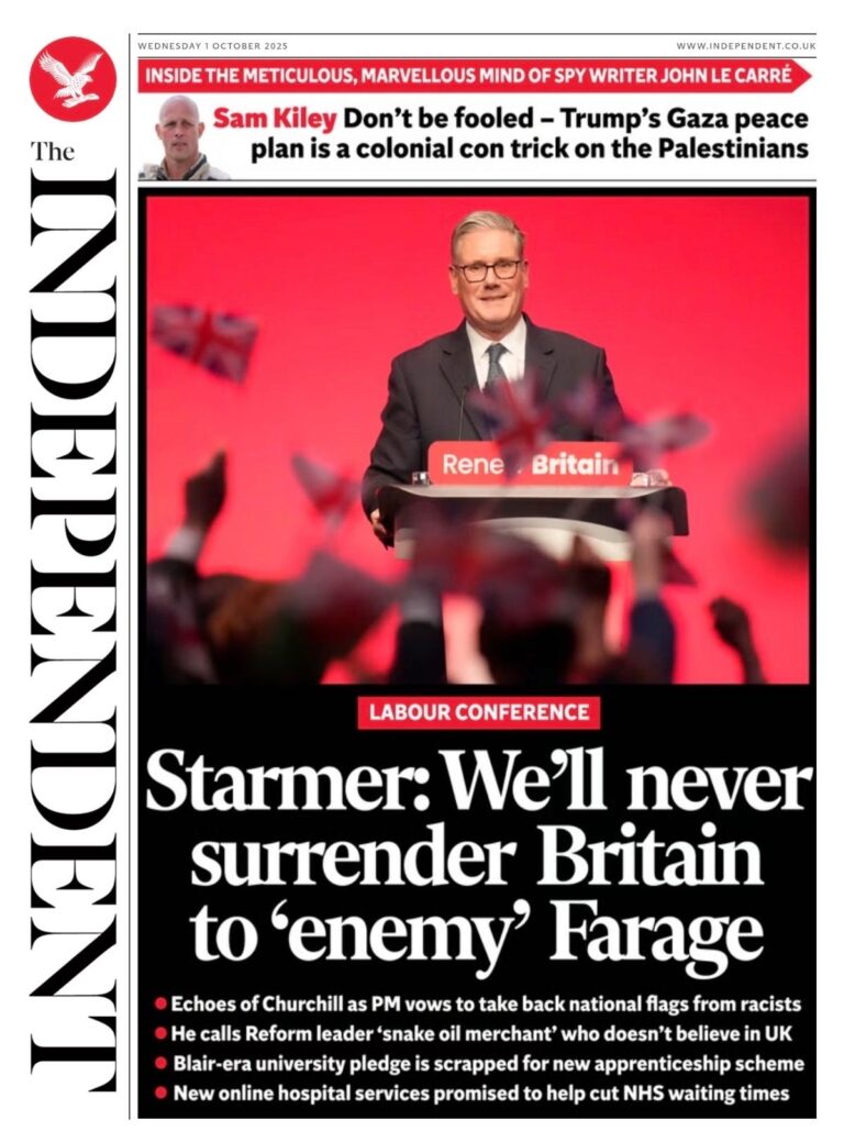 Tomorrow's Papers Today - UK Front Pages - Latest Newspaper Headlines