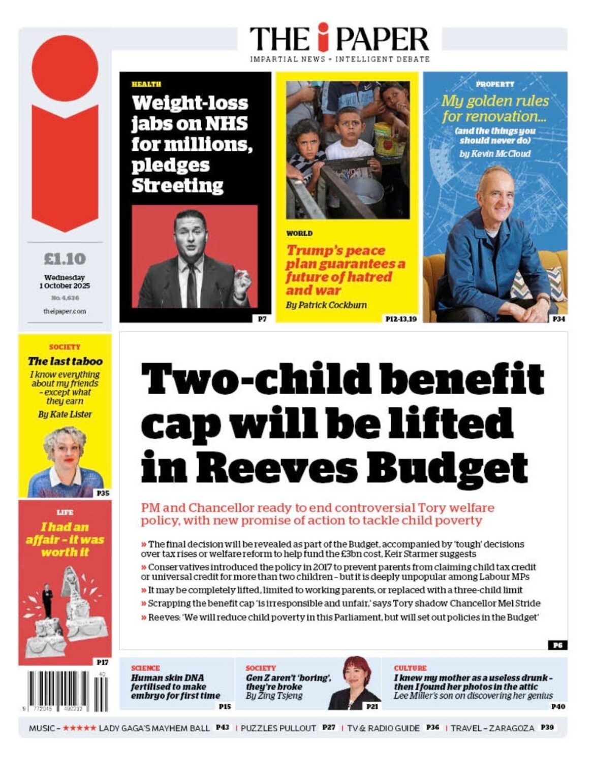 Tomorrow's Papers Today - UK Front Pages - Latest Newspaper Headlines